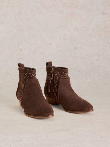 Bestickte Stiefeletten Cedar