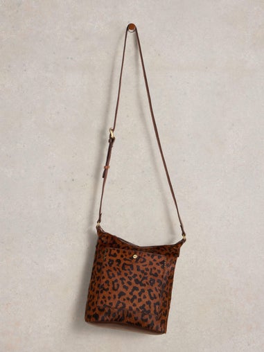 Mini Fern Crossbody-Tasche aus Leder