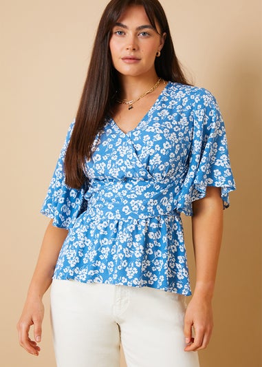 In The Style Carys Whittaker Floral Print Blouse