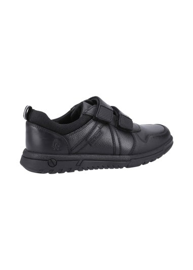 Hush Puppies Boys Black Spencer Junior School Shoes (Younger 10-Older 6)