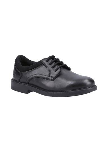 Hush Puppies Boys Black Tommy Senior School Shoes (Older 3-6)