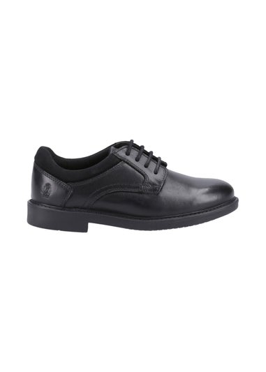 Hush Puppies Boys Black Tommy Senior School Shoes (Older 3-6)