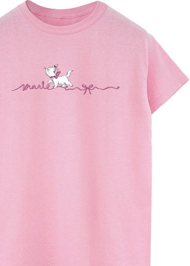 Disney Pink The Aristocats Marie Ribbon Boyfriend Fit T-Shirt