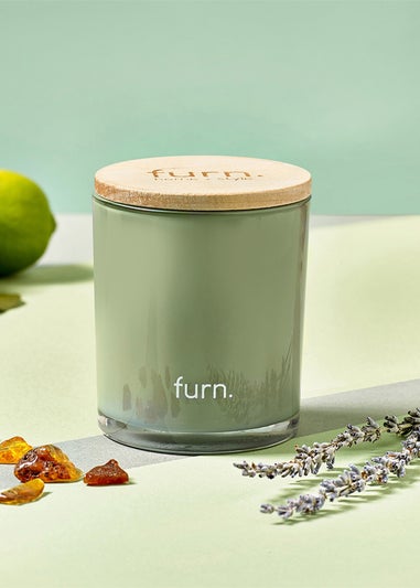 furn. Amazonia Botanica Peppermint + Citrus Scented Glass Candle (8.5 x 10 x 8.5cm)