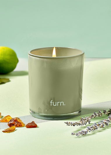 furn. Amazonia Botanica Peppermint + Citrus Scented Glass Candle (8.5 x 10 x 8.5cm)