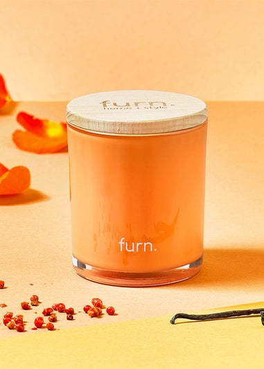 furn. Kindred Bergamot, Berry, Vanilla + Patchouli Scented Glass Candle (8.5 x 10 x 8.5cm)