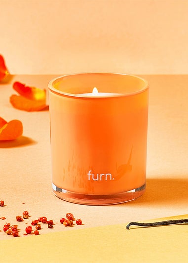 furn. Kindred Bergamot, Berry, Vanilla + Patchouli Scented Glass Candle (8.5 x 10 x 8.5cm)