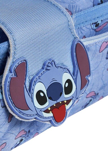 Stitch Blue 3D Backpack With Pencil Case