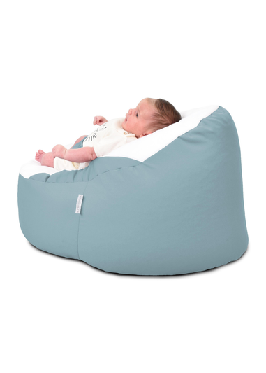 rucomfy Blue Cotton Gaga Dusk Baby Beanbag