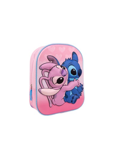Disney Pink Stitch Back to School Backpack and Stationary Set