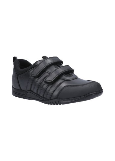 Hush Puppies Boys Black Josh Junior School Shoes (Younger 10-Older 2.5)