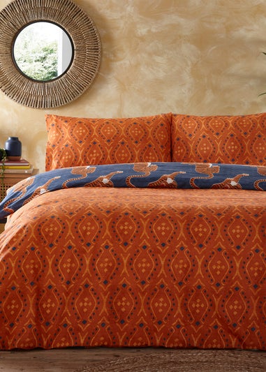 furn. Tibetan Tiger Tribal Duvet Cover Set