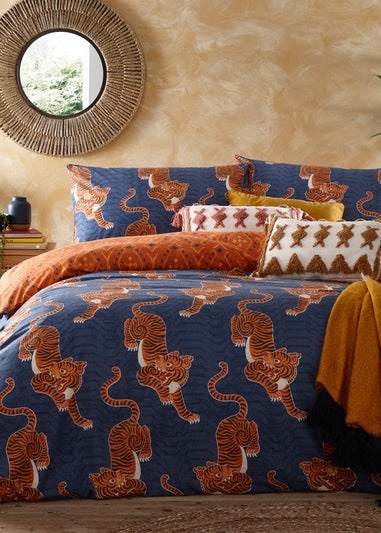 furn. Tibetan Tiger Tribal Duvet Cover Set