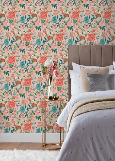 furn. Azalea Floral Wallpaper (53 x 1050cm)