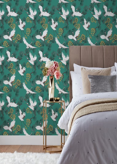 furn. Demoiselle Tropical Wallpaper (53 x 1050cm)