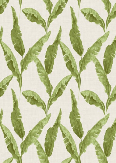 furn. Plantain Tropical Wallpaper (53 x 1050cm)