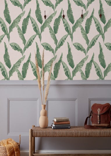 furn. Plantain Tropical Wallpaper (53 x 1050cm)