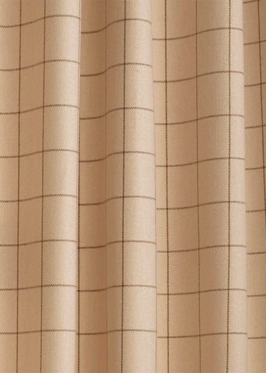 furn. Ellis Windowpane Check Eyelet Curtains