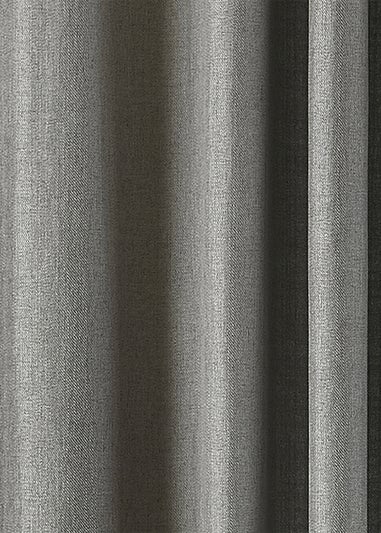 Paoletti Atlantic Twill Woven Eyelet Curtains