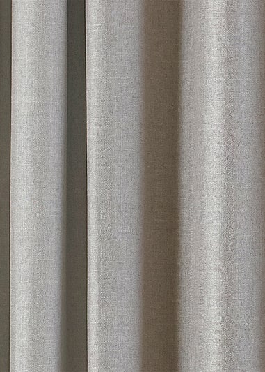 Paoletti Atlantic Twill Woven Eyelet Curtains