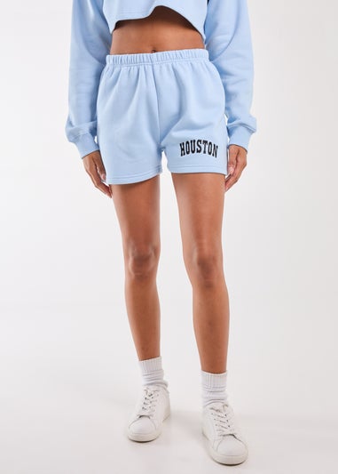 Pink Vanilla Blue Houston Fleece Shorts