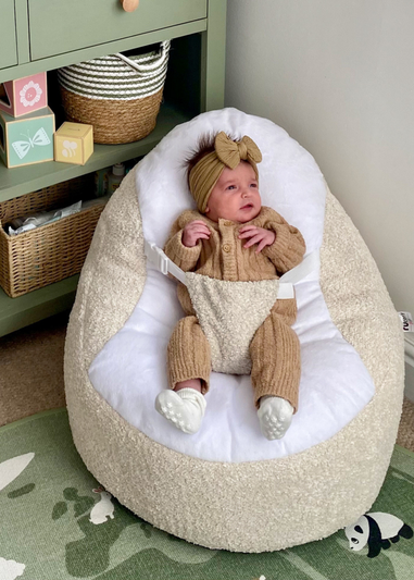 rucomfy Snug Gaga Natural Baby Beanbag