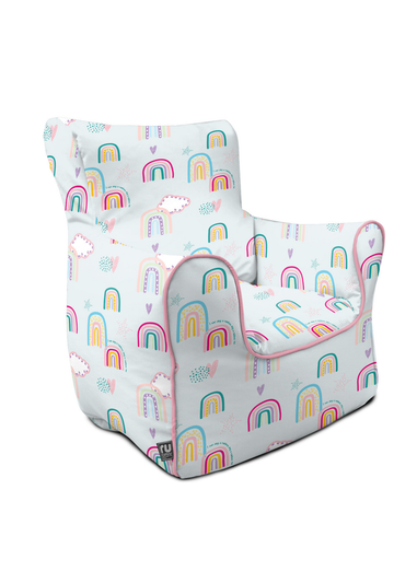 rucomfy Printed Children's Chair Rainbow Sky Beanbag