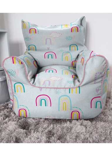 rucomfy Printed Children's Chair Rainbow Sky Beanbag