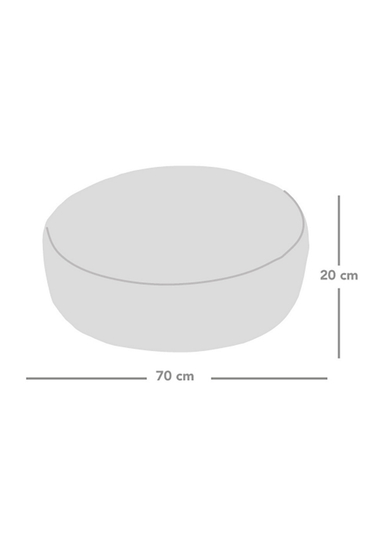 rucomfy Indoor Outdoor Round Floor Cushion Tutti Frutti