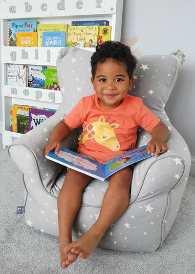 rucomfy Printed Children's Chair Twinkle Star Beanbag