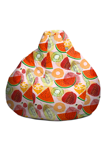 rucomfy Indoor/Outdoor Extra Large Classic Tutti Frutti Beanbag