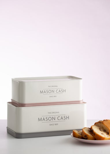 Mason Cash Innovative Kitchen Set of 2 Rectangular Tins