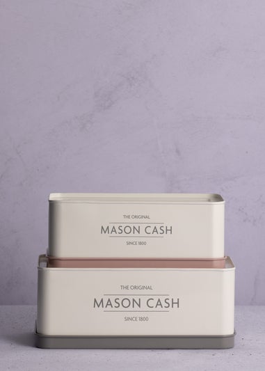 Mason Cash Innovative Kitchen Set of 2 Rectangular Tins