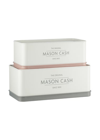 Mason Cash Innovative Kitchen Set of 2 Rectangular Tins