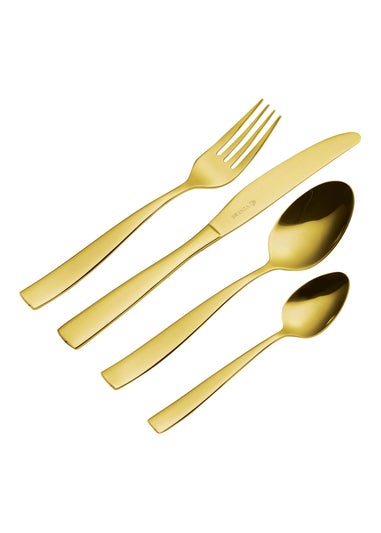 Viners Everyday Purity Gold 16 Piece Cutlery Set 18/0