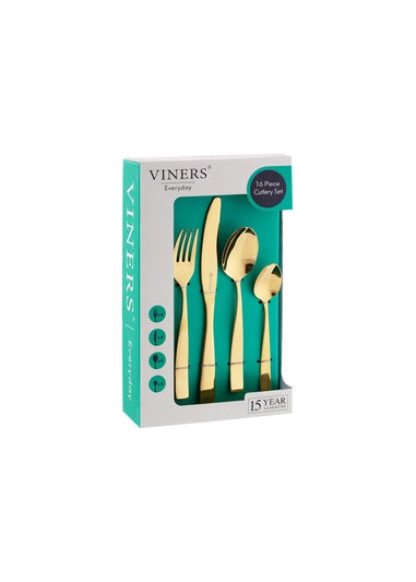 Viners Everyday Purity Gold 16 Piece Cutlery Set 18/0