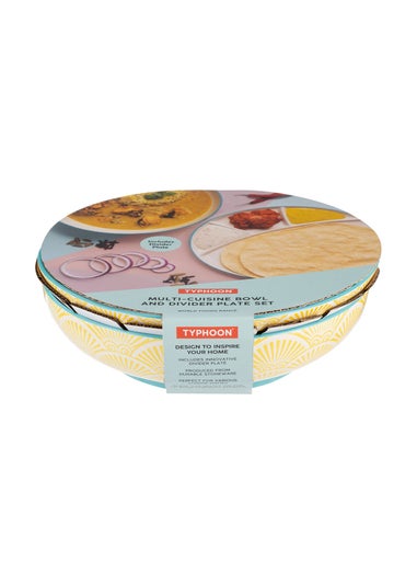 Typhoon World Foods Multi-Cuisine Bowl & Divider Plate