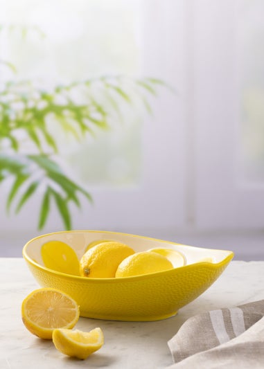 Typhoon World Foods Lemon Oval Bowl (22cm)