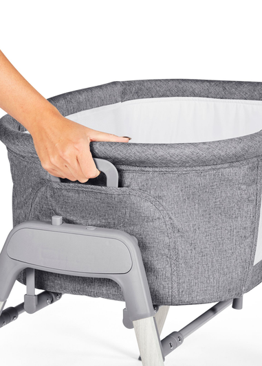 Ickle Bubba Light Grey Drift Gliding Crib