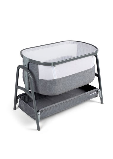 Ickle Bubba Light Grey Bubba & Me Bedside Crib