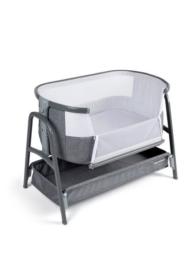 Ickle Bubba Light Grey Bubba & Me Bedside Crib