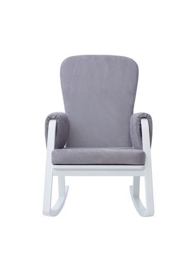 Ickle Bubba Grey Dursley Rocking Chair & Stool