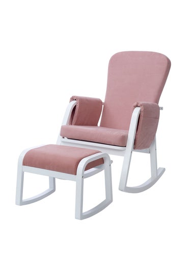 Ickle Bubba Pink Dursley Rocking Chair & Stool