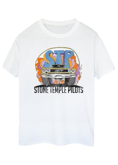 Stone Temple Pilots Car Men White T-Shirt