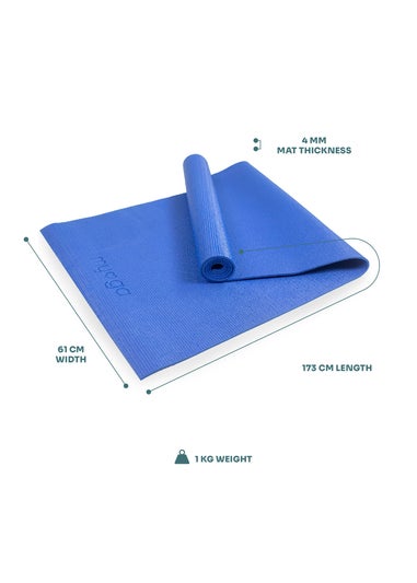 Myga Dark  Blue Yoga Mat