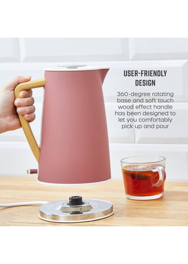 Swan Fuchsia Rose Nordic Style Cordless Kettle (1.7L)