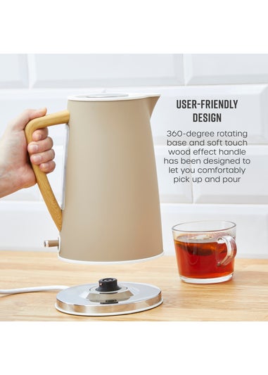 Swan Beige Nordic Style Cordless Kettle (1.7L)