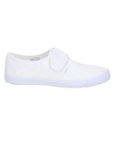 Mirak Kids White Plimsolls / Gym Shoes (Younger 4 - Older 5)