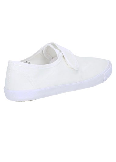 Mirak Kids White Plimsolls / Gym Shoes (Younger 4 - Older 5)