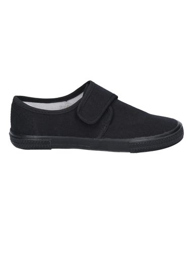 Mirak Kids Black Trainers / Plimsolls (Boxed) (Younger 4 - Older 5)